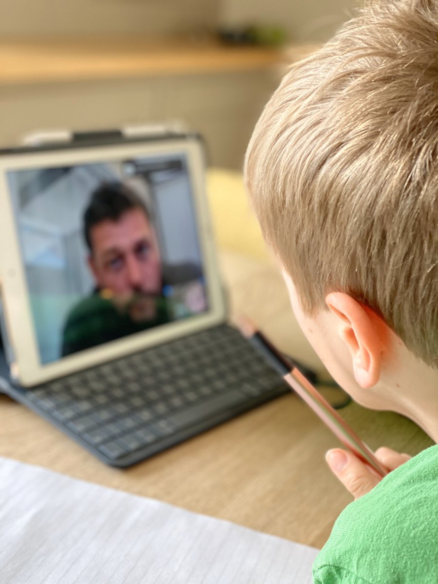 #3 enjoying a Writers’ Workshop with <a href="/ComedyCampbell/">James Campbell</a> this afternoon. He’s now busy thinking of what will go wrong with his dragon 🐉 machine....

<a href="/OBHSchool/">Old Buckenham Hall</a> #TheLockdown #schoolclosureuk