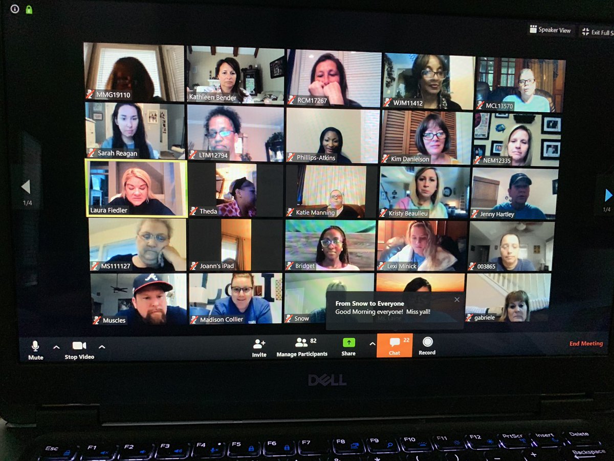 kath_bender's tweet photo. Loved seeing our staff from @SandersES1 ALL together this morning for our virtual staff meeting ♥️ 86 logged in! @lbailey801 @tresa_snow @Mtc1914 @laine3kat @CobbInTech @CobbInTech https://t.co/k1wAn3Qg6O
