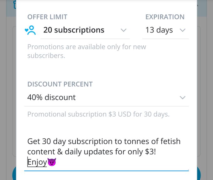 For a limited time 20 people have the opportunity to subscribe to my onlyfans for 30days for only $3