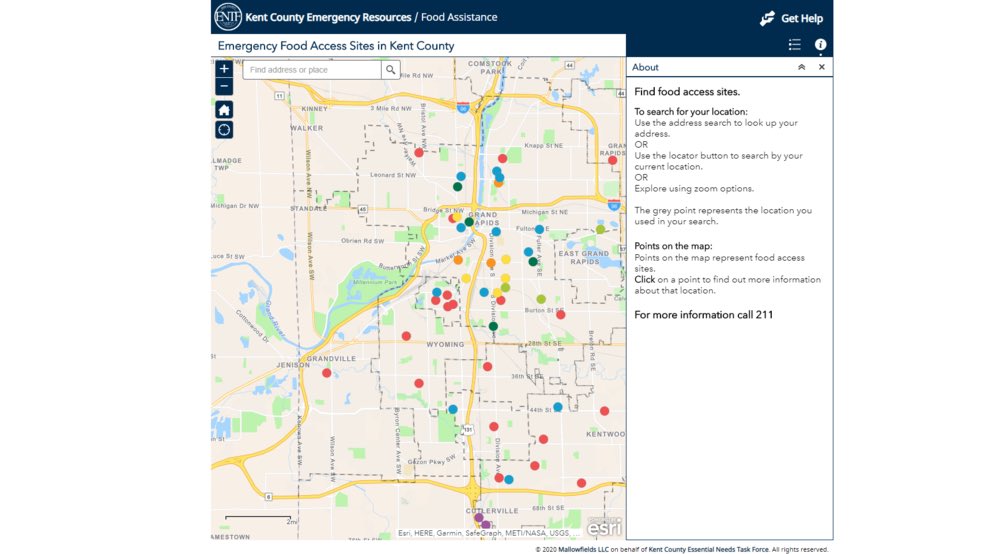 This week in public health: A new interactive map shows Kent County residents affected by the COVID-19 response where they can get food assistance helpkent.org/food?fbclid=Iw…