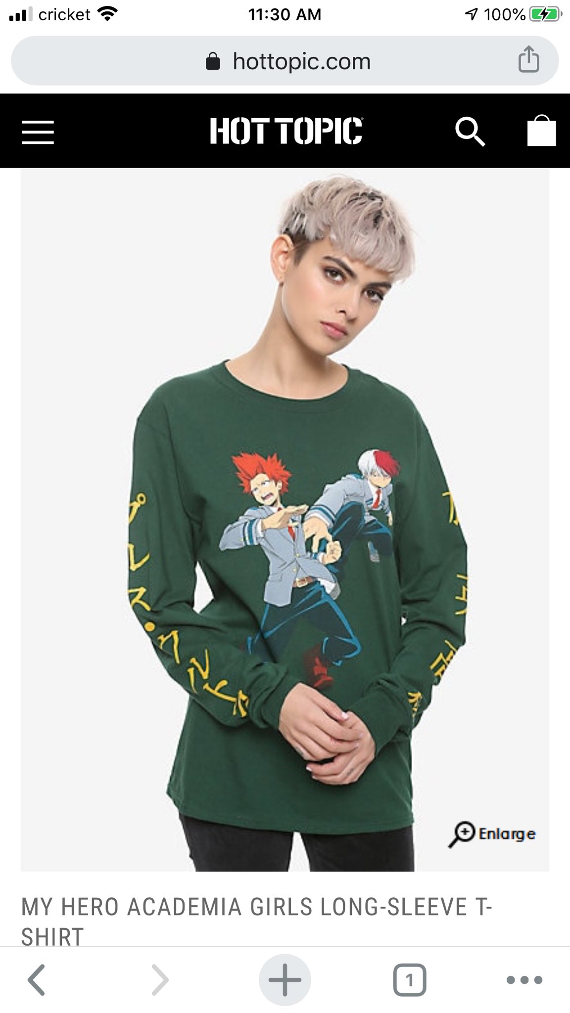 Hot Topic on Twitter "Bandgirl1621 No word on a restock at this time but we will pass the