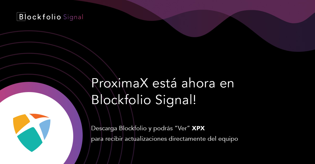 ProximaXEspanol's tweet image. ¡ProximaX ahora está en Blockfolio Signal!

Visítanos en: blockfolio.com/coin/XPX

#ProximaX #BlockfolioSignal  @blockfolio