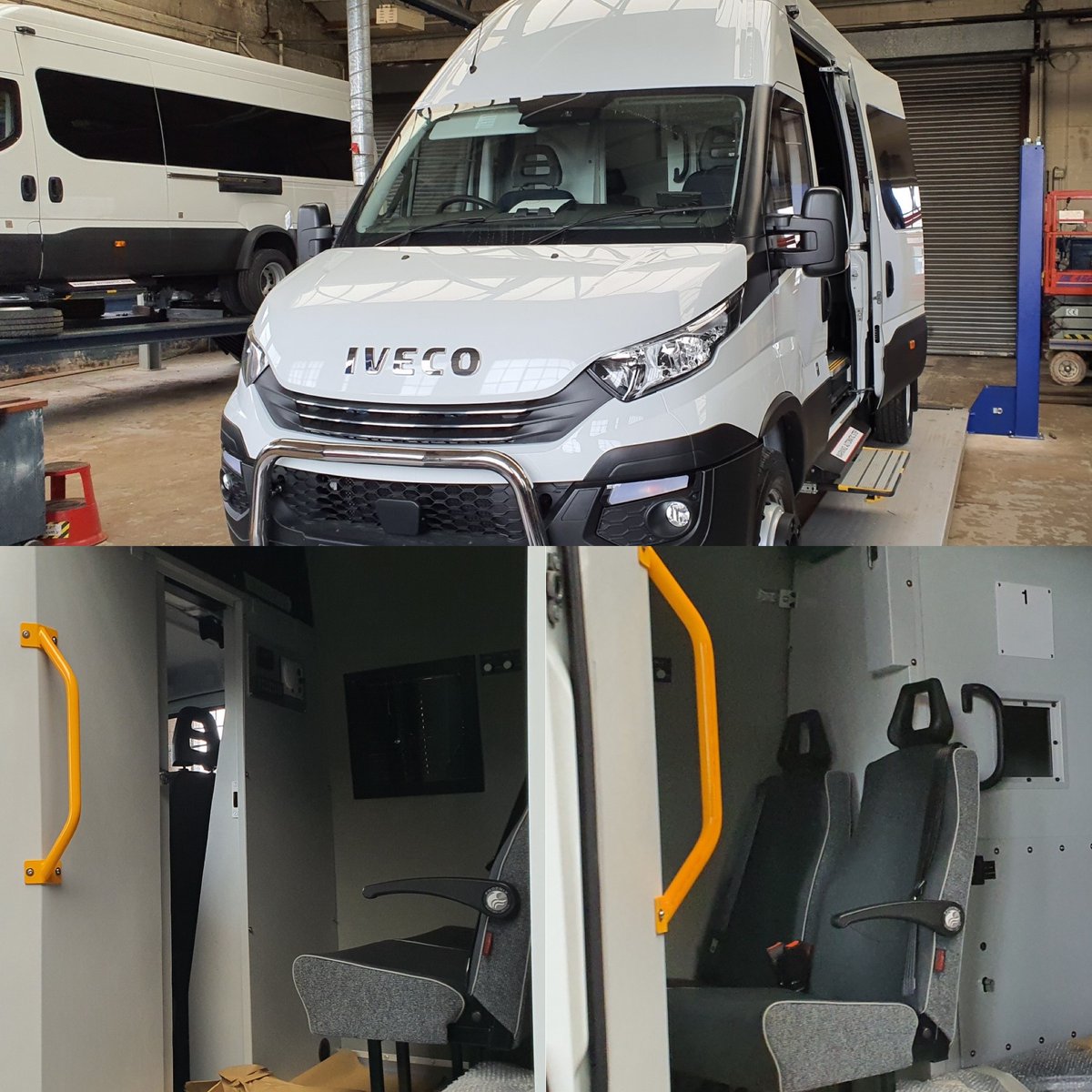 avianfleet's tweet photo. During these stressful times, we are incredibly proud of our fleet installation engineers supporting our UK emergency &amp; prison services. A couple of shots from fitting out prison vans today. #ukprisonservice #logistics #transport #staysafeathome - thank you for sharing Olli Hann https://t.co/6W7ETx84PN