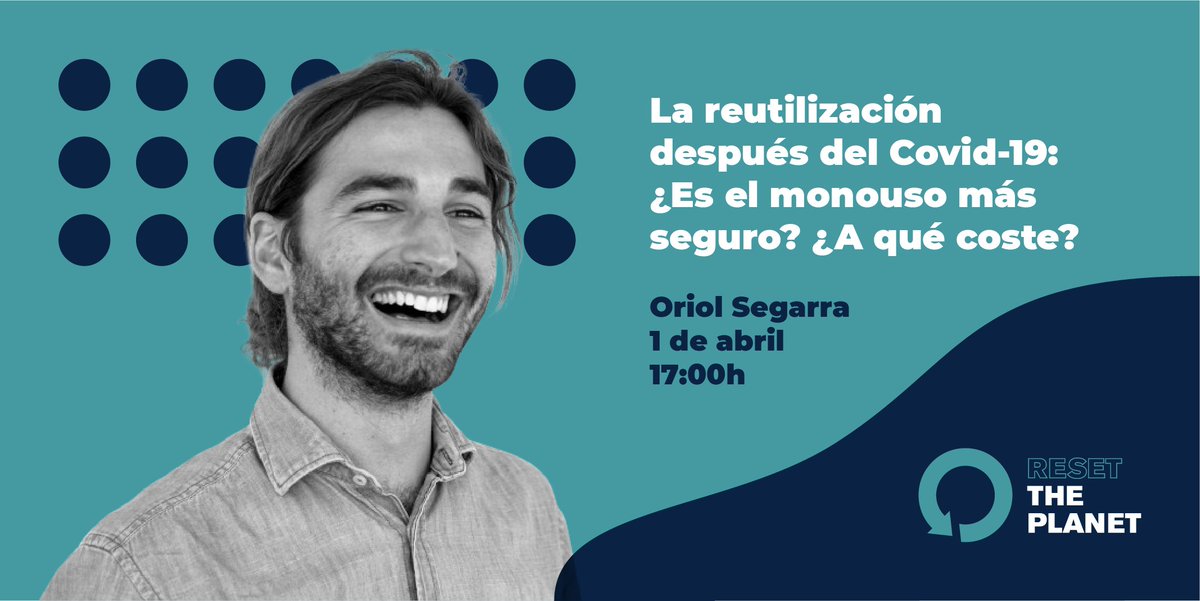 🌍 Miércoles 1 de abril a las 17h 🌍
👉 shorturl.at/qxCMU

<a href="/oriolsegarrapol/">Oriol Segarra</a> es ingeniero industrial y surfista. Considerado un pionero en economía circular, actualmente es consultor en Rebueno Zero Waste, cofundador de 
<a href="/GoZeroWasteApp/">Go Zero Waste App</a> y de @youbumerang.