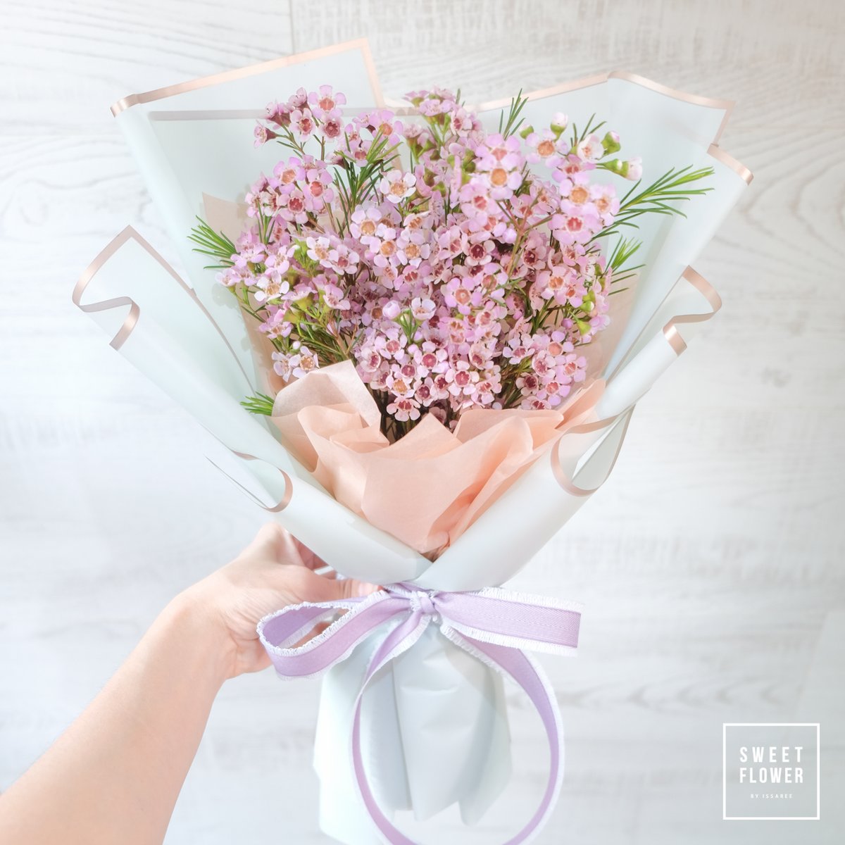sweetflowerth's tweet photo. ช่อ Waxflower (แวกซ์ฟลาวเวอร์) สีชมพู https://t.co/qqczm4SGoN