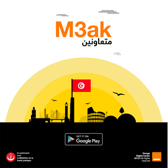 OrangeTN_Plus's tweet photo. To boost citizen support for the national effort to fight against #COVID_19 Orange Tunisia has launched two initiatives : the "Maak" application and supporting FabLab Solidaire laboratories in the manufacture of medical protection masks. Link : https://t.co/KXMfQS9ghW https://t.co/dc1IGwYHrD