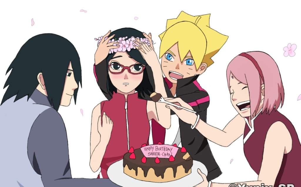 Cariel 💉(5/5) on X: Happy Birthday Sarada Uchiha! #Boruto #Naruto # saradauchiha #fanart  / X