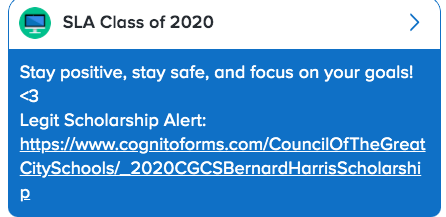 hirschfieldk's tweet photo. My school counselor message to my seniors. #sschat #phled #slacc Miss them so much. <3 https://t.co/2XcyTPF2Oq