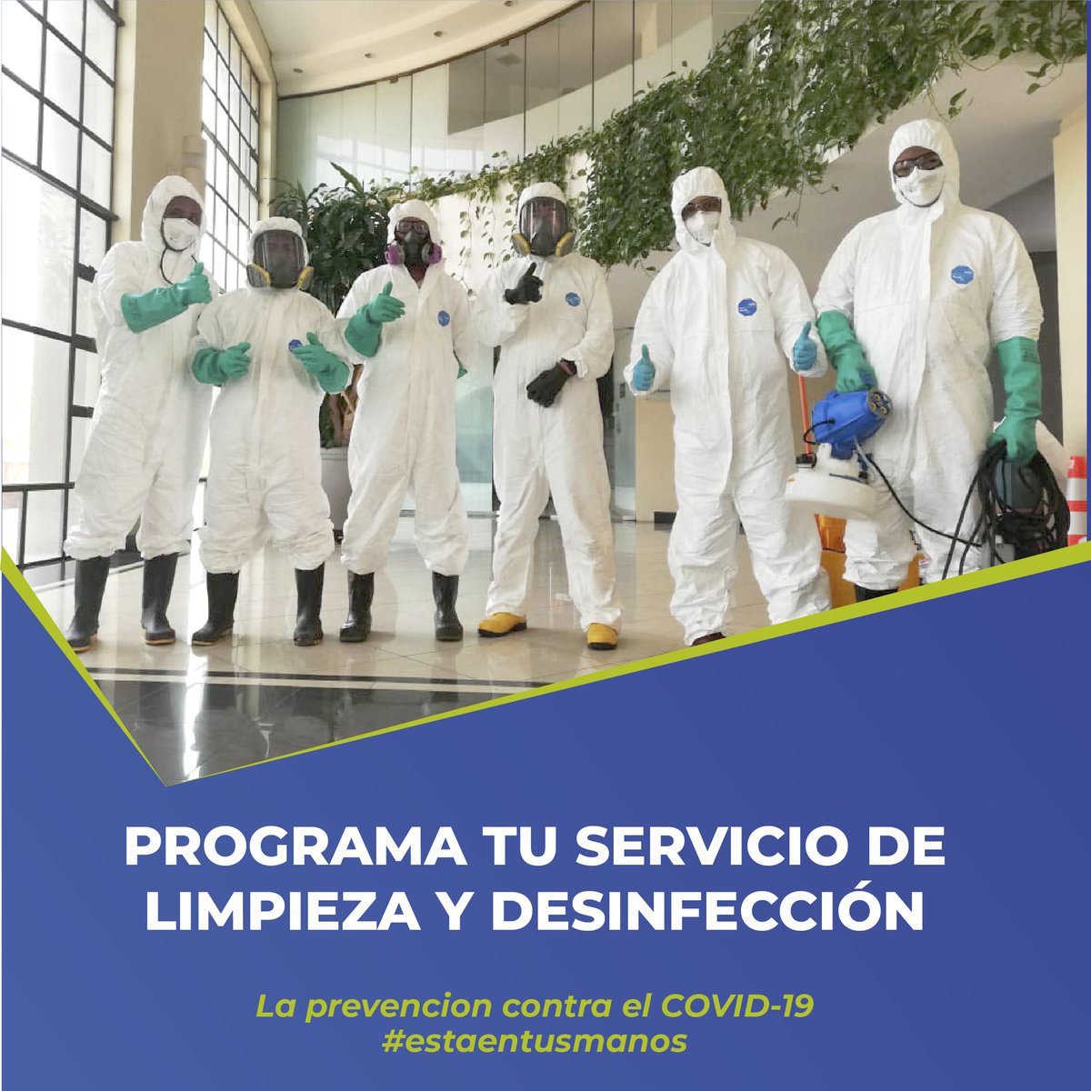 BiocleanSAS's tweet photo. #limpiezaydesinfeccion #Covid19Colombia #Covid_19 Programa la limpieza y desinfección, para la mitigación y control de microorganismos causantes de infecciones respiratorias como el Covid-19. Usamos Productos biodegradables incluidos en listado @EPAespanol https://t.co/0rJUgpoQpb
