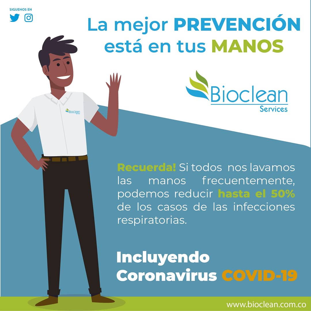 BiocleanSAS's tweet photo. #limpiezaydesinfeccion #Covid19Colombia #Covid_19 Programa la limpieza y desinfección, para la mitigación y control de microorganismos causantes de infecciones respiratorias como el Covid-19. Usamos Productos biodegradables incluidos en listado @EPAespanol https://t.co/0rJUgpoQpb
