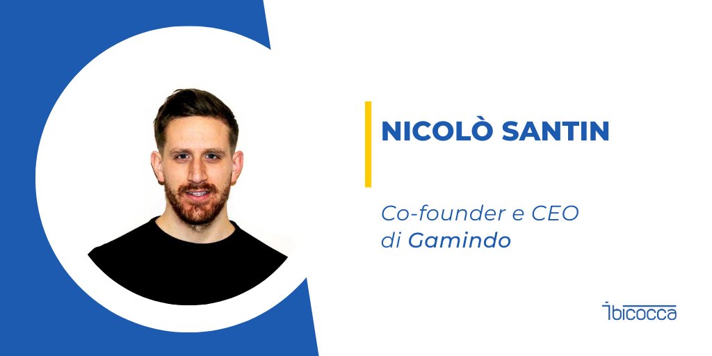 iBicocca's tweet photo. Nell'evento live interattivo di oggi, il nostro ospite @NicoloSantin ha raccontato e dialogato, con gli oltre 500 studenti di @iBicocca connessi, sulla sua esperienza come co-founder e CEO di #Gamindo, sottolineando le #softskill per lui essenziali.
#daldivano #ibicocca https://t.co/3A1k66wNeS