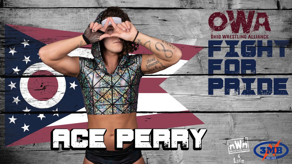 OhioWrestlingA1's tweet photo. Extremely excited to announce that the super athletic @AcePerryIndy will be joining the #OWA for #Fight4Pride on June 13th!
Come see him live in Columbus, Ohio by getting your tickets at: https://t.co/qPbw4QvI3F https://t.co/xF51j2HOuZ