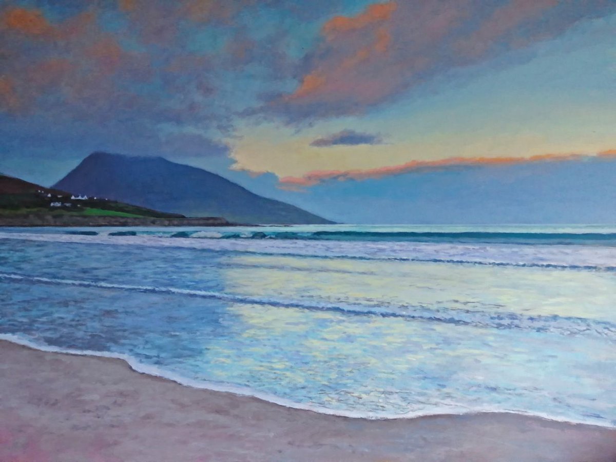 doorwaygallery's tweet photo. We have some stunning new works by #GaryDevon just in. This piece is called 'Last Light #Achill' size 91x122cm . Try our new app and #visualise this on your own wall at home! @Independent_ie @bairbrepower @TheWestinDublin @Atlanticways @rte @LovinDublin @DiscoverIreland https://t.co/OvMsnX1Da9
