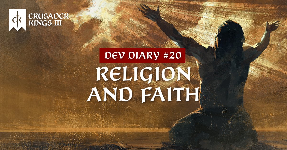 Crusader Kings Iii 𝐃𝐞𝐯 𝐃𝐢𝐚𝐫𝐲 𝟐𝟎 𝐑𝐞𝐥𝐢𝐠𝐢𝐨𝐧 𝐚𝐧𝐝 𝐅𝐚𝐢𝐭𝐡 Zealots Cynics Fundamentalists Heretics Let S Talk About Religion In Ck3 T Co Kpwtsaofjn T Co Kqm2c78h55