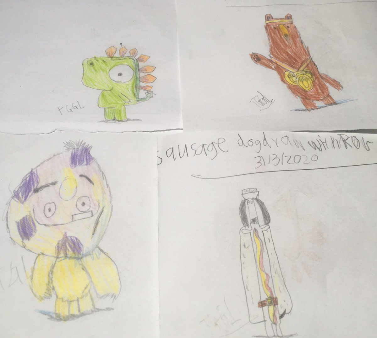 Kate_S_Gilbert's tweet photo. This little man thinks he can’t draw and his twin brother is a better drawer but #DrawWithRob is his favourite start to every day! Thank you! https://t.co/LtHNgoWDSb