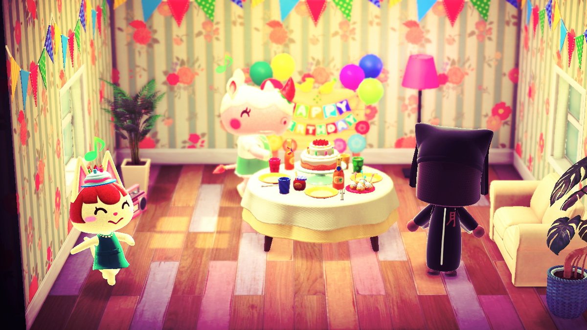 Rave para celebrar el cumple de mi vecinilla #AnimalCrossing #ACNH #NintendoSwitch