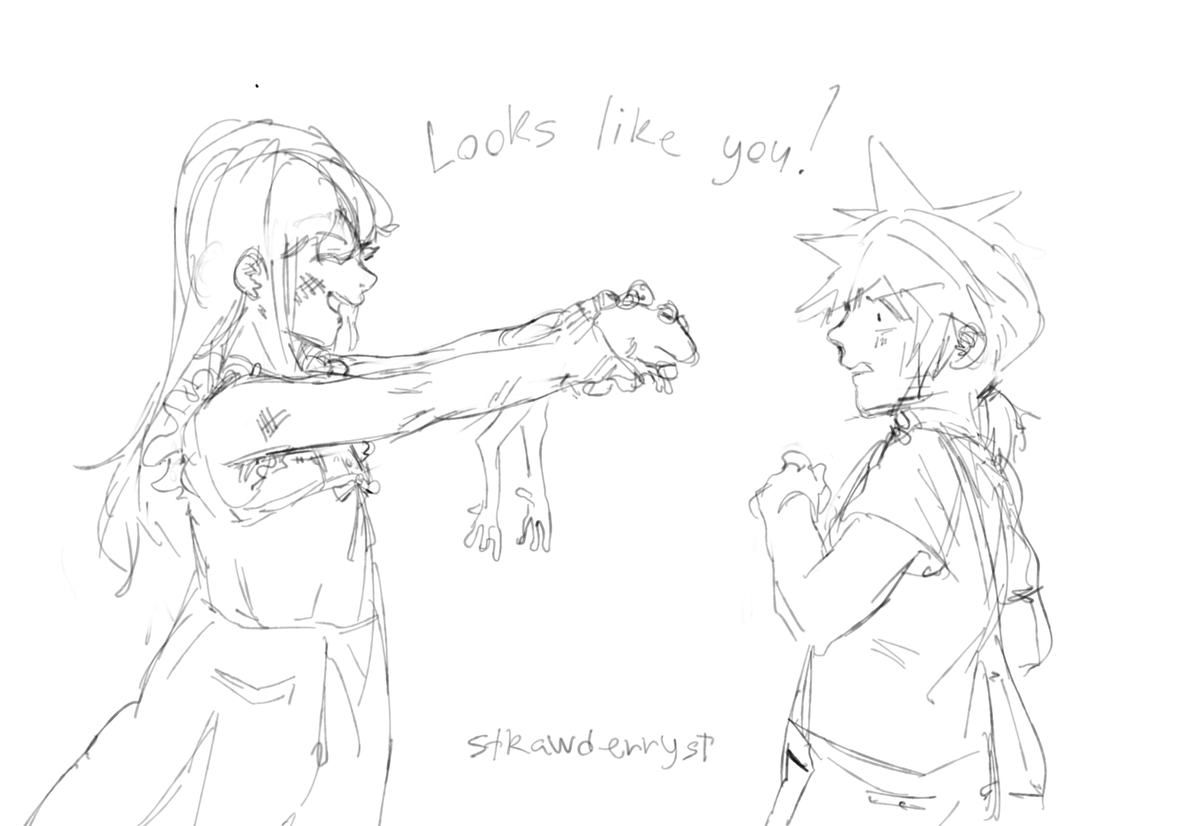 Cloud: so I looked like a toad, then? 
Tifa: ...it looked cute for my age
#cloti 