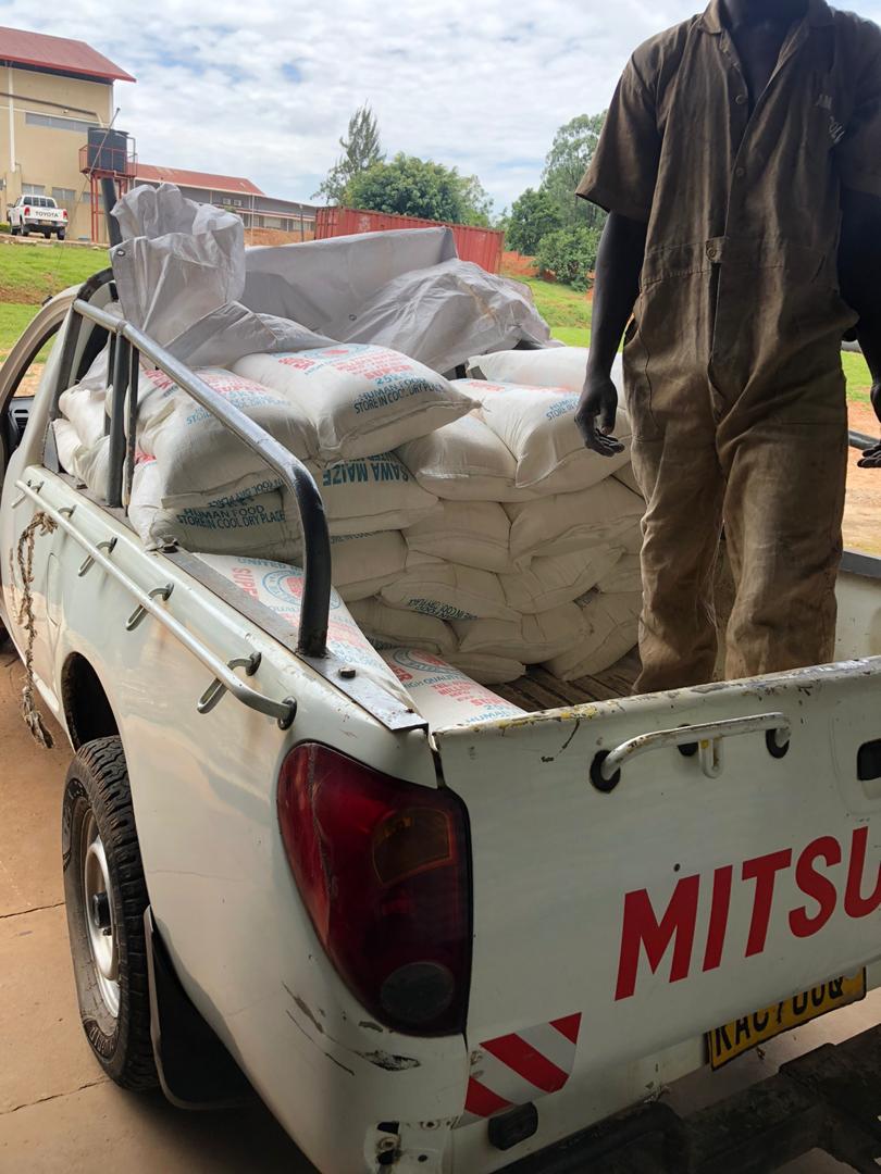 PSF_Rwanda's tweet photo. More blessings Murakoze cyane 

- Nine United company 5.5 tns of rice.
- Matare Ltd 1.5 tns Maize flour. 
- Depot pharmaceutique le medical 2tns of beans.
More pledges still coming in thank u all ..... No one should sleep hungry because of #Covid19 . https://t.co/k2J0lxMdWo