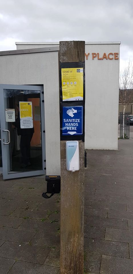 MyPlaceMidleton's tweet image. Please don&apos;t vandalise or steal this sanitizer. We are fitting this outside for your use while out shopping or excersing. Sanitize your hands or gloves here. #StaySafe  and observe social distancing.