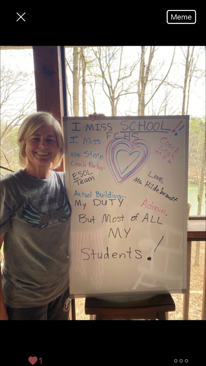 ForsythCHS's tweet photo. A message from our teachers who are the encouragers, the supporters, and the believers behind the scenes: We miss you and we’re cheering you on, today and every day ❤️

#chouse #heartofforsyth https://t.co/XMWOXfr4Qu