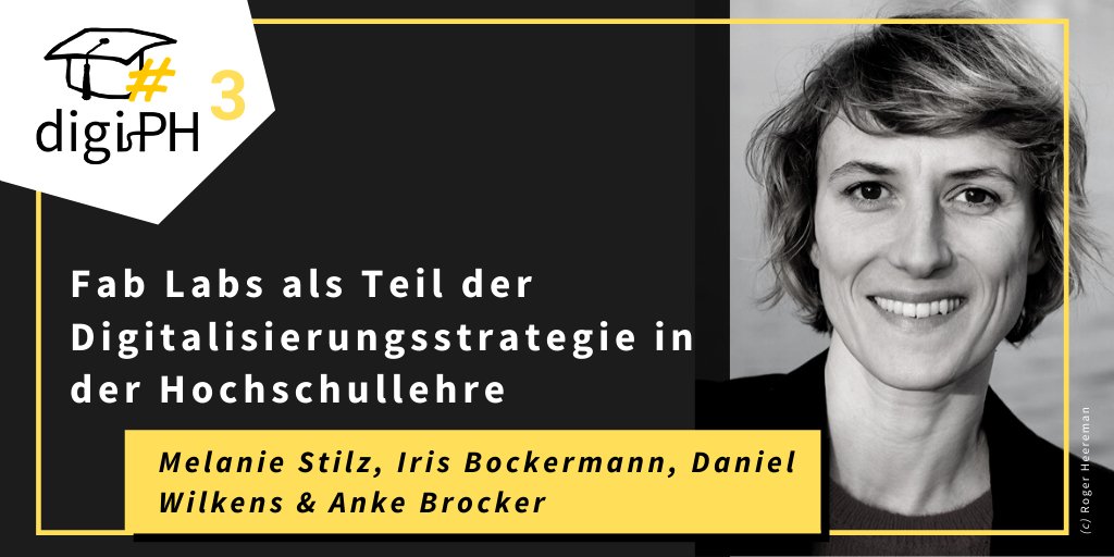 virtuelleph's tweet photo. Heute um 18 Uhr stellen Melanie Stilz (@hirbel) & ihre Kolleg_innen bei der #digiPH3 Fab Labs (offene Werkstätten für digitales Prototyping) im Hochschulkontext vor. #TwitterCampus
Teilnahme ist kostenlos & auch ohne Anmeldung möglich!
Näheres dazu: https://t.co/Cj3l5mlXKB https://t.co/SB1rBnlDtL