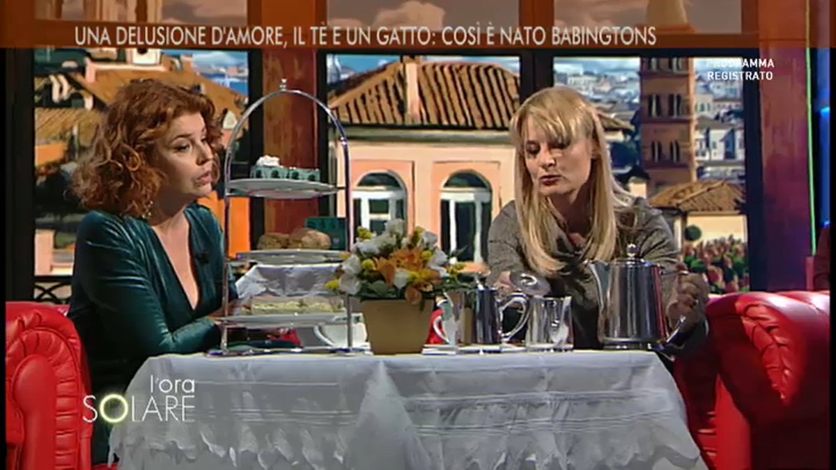 orasolaretv2000's tweet photo. #14aprile h14 @TV2000it scatta l'Ora Solare. Ospiti di @paola_saluzzi Chiara Bedini della storica sala da tè #Babingtons #Roma. Paolo Borrometi insieme a Tina Montinaro vedova di Antonio caposcorta #Falcone e la #vocazione di don Gianluca Coppola #iorestoacasa #orasolaretv2000 https://t.co/znXuYAXi7m