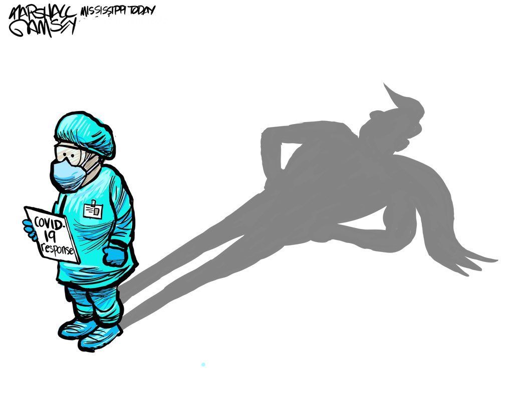 beckphoto's tweet image. Our pal @marshallramsey drew this the other day, and it's more meaningful to me than ever.  Thank you to all medical workers out there for being on the front lines!

#thankyou #medicalworker #hospital #nurse #doctor #emt #healthcare #covid19 #medicine #love #heroes