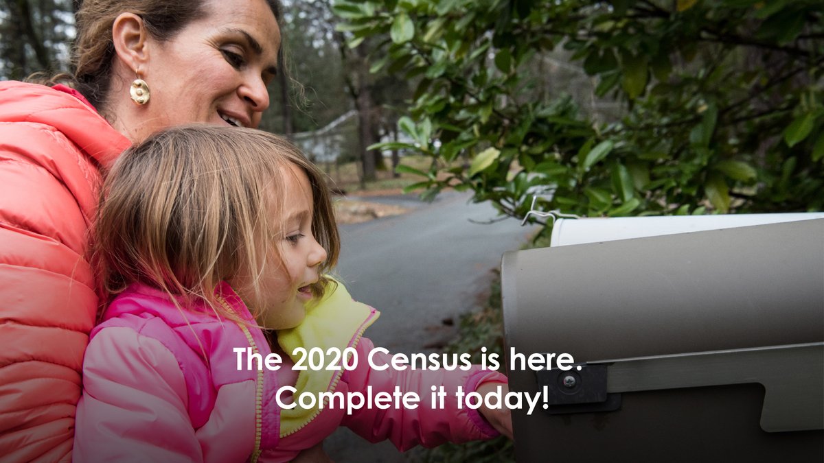 You can complete the #2020Census online, by phone, or by mail.
2020census.gov/?cid=23678:16x…