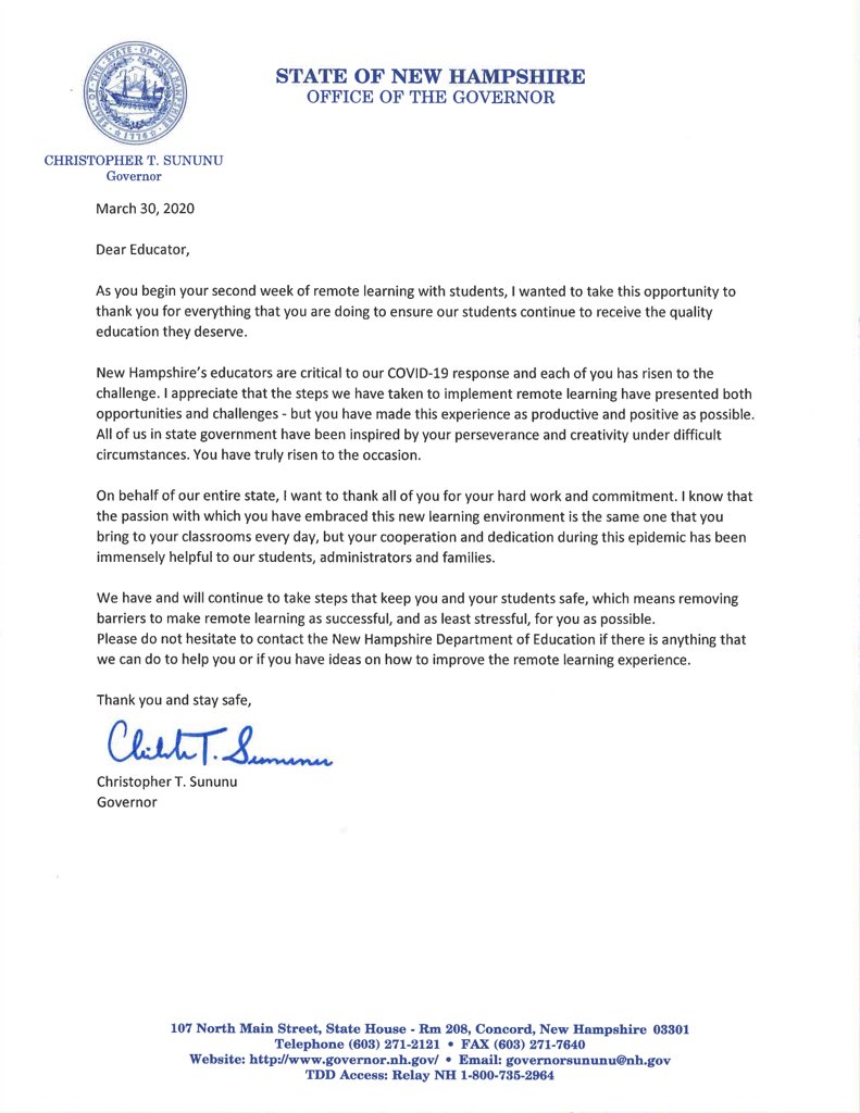 Chris Sununu tweet media