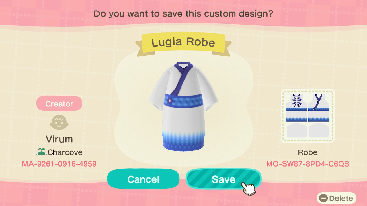 Animal crossing new horizon motif vetement clearance