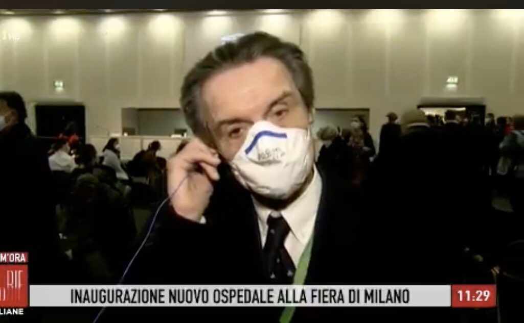 stanzaselvaggia's tweet image. A occhio il nuovo focolaio potrebbe diventare l’appena inaugurato ospedale alla fiera di Milano.