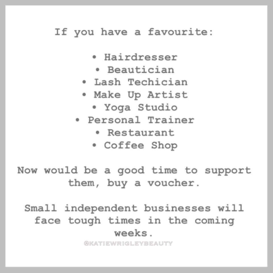 UK_MUA's tweet photo. 🌟Support Small Businesses🌟

If you can, let's support our local independent businesses. 

If you have a favourite hairdresser, beautician, makeup up artist (or wig and makeup shop!)

Now would be a good time to support them, buy a voucher. 

https://t.co/i0vTEcxmXQ https://t.co/tclMbWMWbx