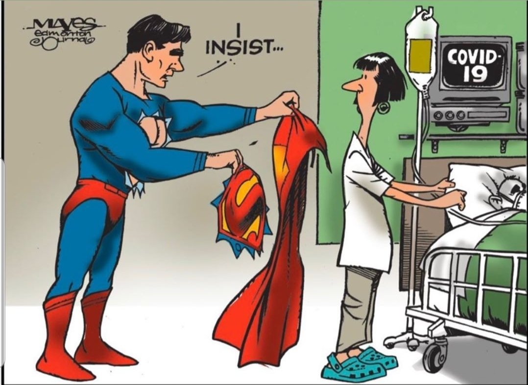 AlfredMurphy99's tweet photo. Not all hero's were capes. But they deserve it. 
#TuesdayThoughts https://t.co/1nkNCIOVTe