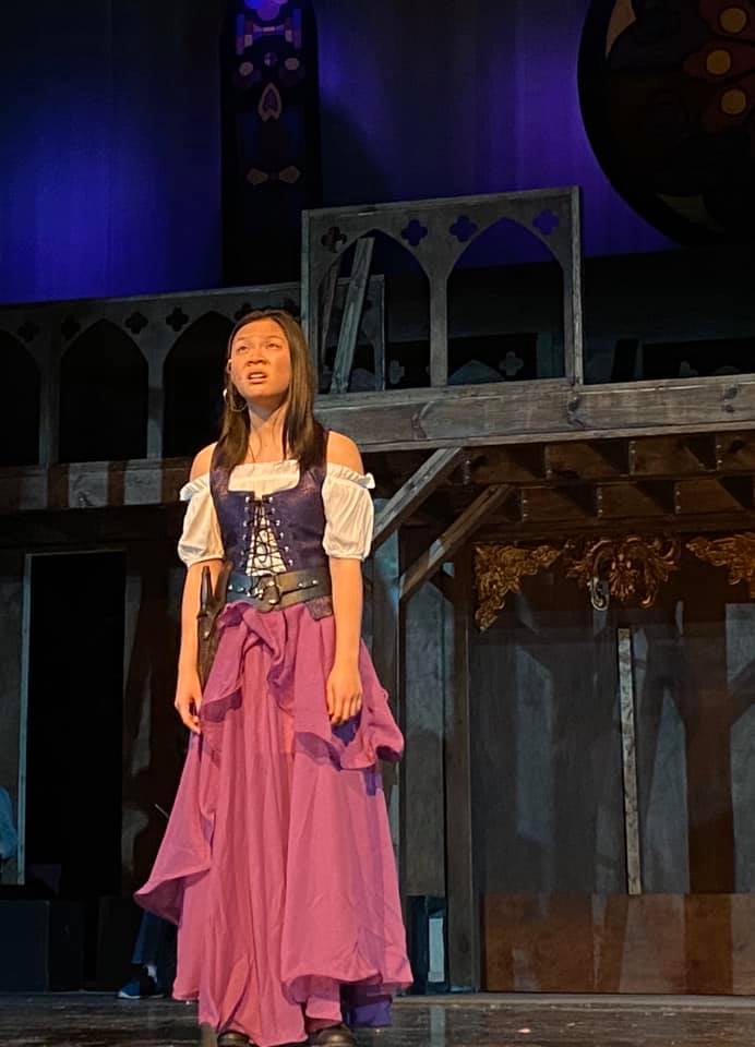 Today's🎓Senior Spotlight is EMILY WANG. You may remember her from her award nominated role as Esmeralda in this winter's performance of The Hunchback of Notre Dame. Emily is also talented and dedicated member of Choir, NHS, &amp; Student Union. 
#thankyouseniors #letsgoike