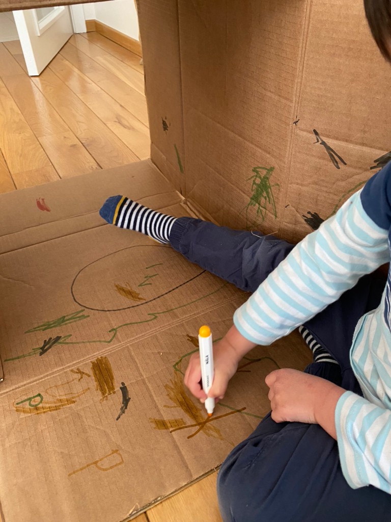 BSB_EarlyYears's tweet photo. Box challenge accepted by many Kindergarten children, brilliant imagination used! Aeroplanes, magic castles and space rocket adventures! Wonderful home learning this week so far! #bsbcommunity #bsblife #continuouslearningprovision @BSB_Brussels https://t.co/hVmJMiQXas