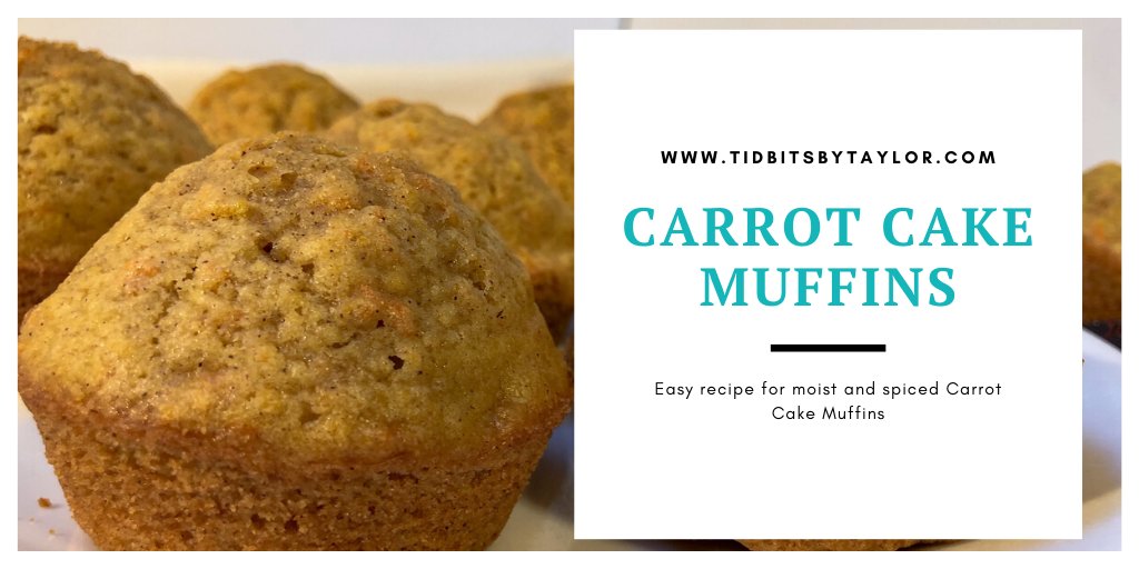 TaylorsTidbits's tweet photo. New Recipe: https://t.co/g4FgvxNkxw
The perfect way to use up carrots. ๐ฅ๐
#carrots #bake #muffin #fromscratchwithlove #quick https://t.co/0YEea1QzrE