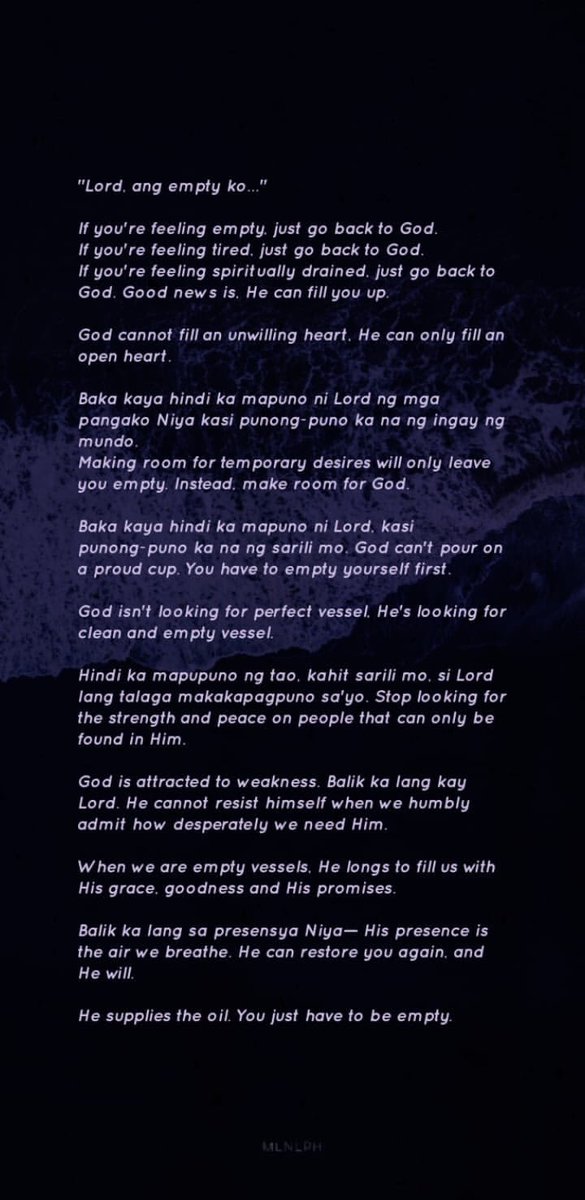 remnantph's tweet photo. God, I’m empty... https://t.co/nXkRlT06hZ