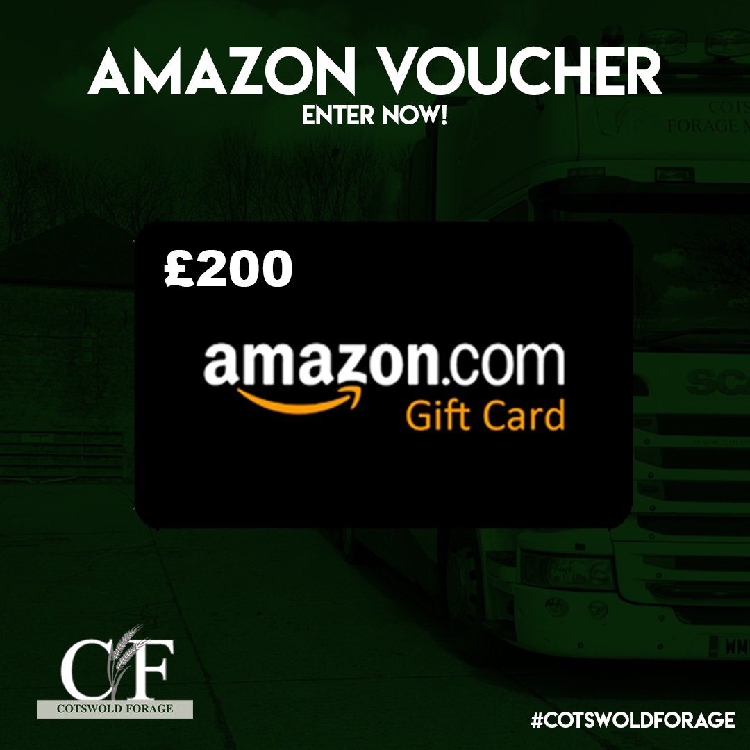 During these difficult times we are giving away an Amazon voucher worth £200’s. To enter all you need to do is the following:
👍🏻 Follow us
🔁 RT this post 
👫 Tag two friends 

The winner will be announced 30th April! #CotswolsForage #CompetitionTime #Competition
