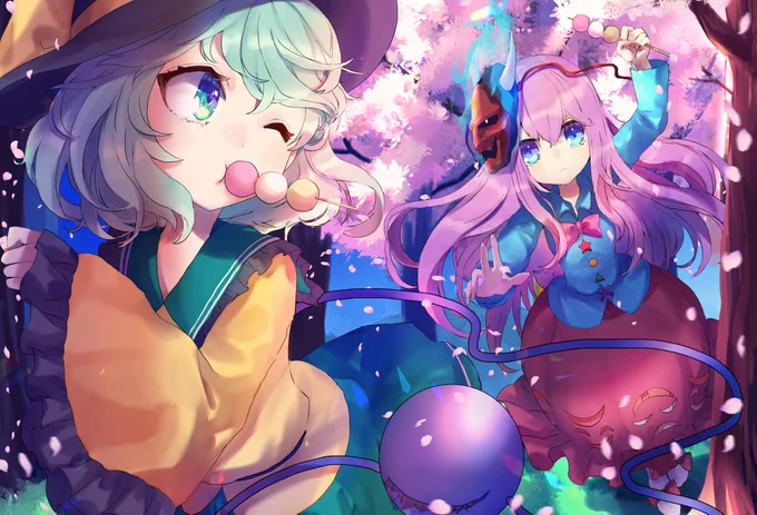 【コメディ】のお題で「東方キャノンボール」写し絵イラストコンテストに応募します!
#東方CBイラコン 