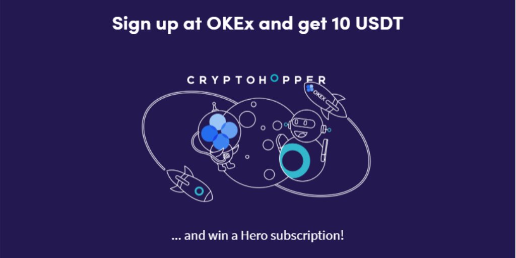 Cryptoroid's tweet photo. 💵Trade on Cryptohopper and get 10 USDT on OKEx
🗓️Promotion Period: 10:00 30th March until 24:00 12th April 2019 (UTC)
✅Create your 7 days FREE account Now then read more about the promotion's rules and terms!
Good luck for everyone🤑
==> https://t.co/oidoZSMXGC https://t.co/rWzaqN0cPt