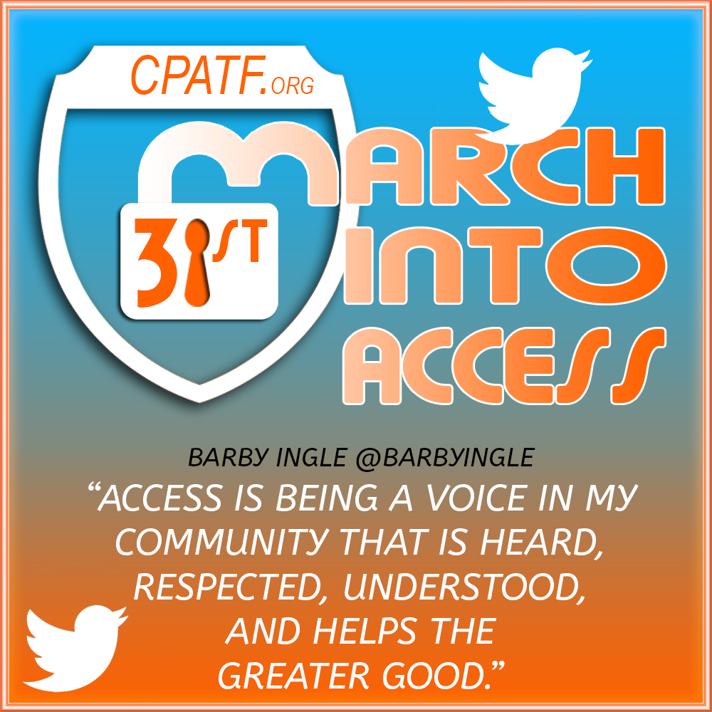 MyGeneticMeds's tweet photo. "Access is being a voice in my community that is heard, respected, understood, and helps the greater good" - Barby Ingle @BarbyIngle #MarchInfoAccess
Join @AccessTaskForce 8pmET 3/31/2020 #PatientAccessChat https://t.co/F7mnPTK7gU