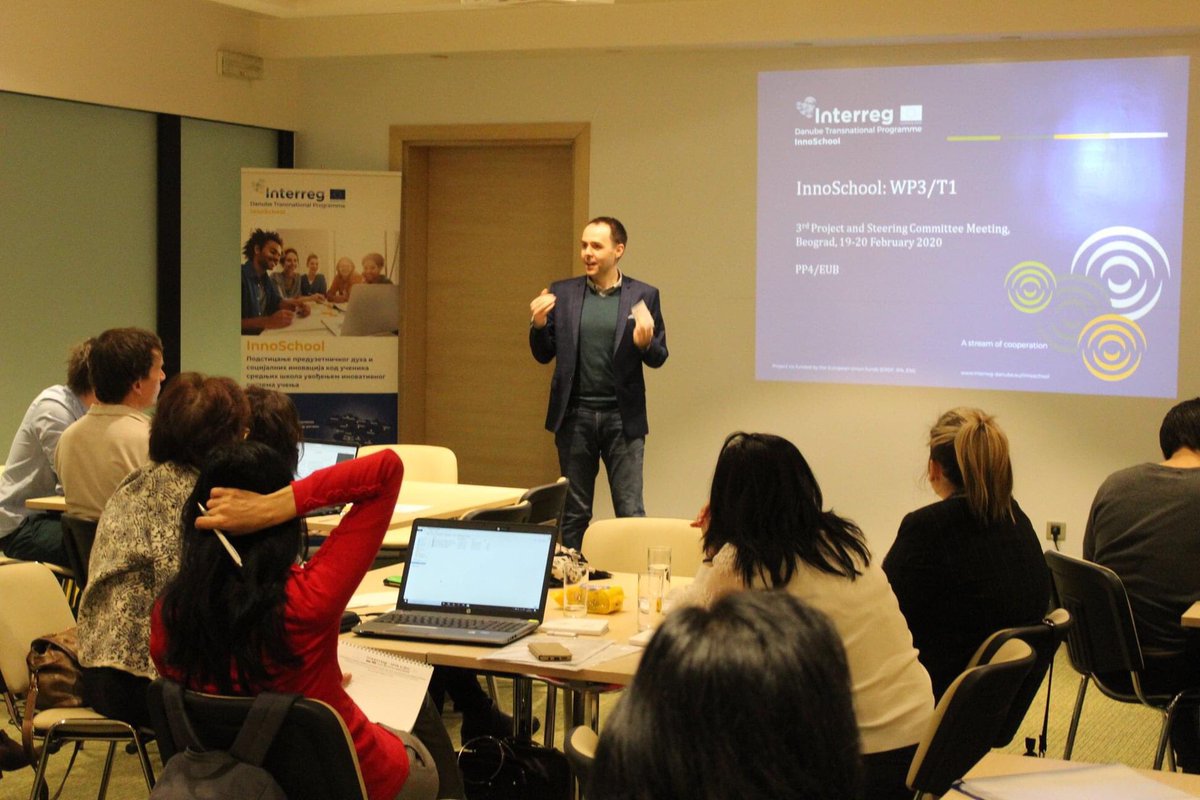 school_inno's tweet photo. On the 19th and 20th of February in Belgrade, Serbia took place the 3rd Project and Steering Committee Meeting on behalf of InnoSchool project. Read more about this here: https://t.co/3TaIbODX3Q https://t.co/wdWk44fYpo