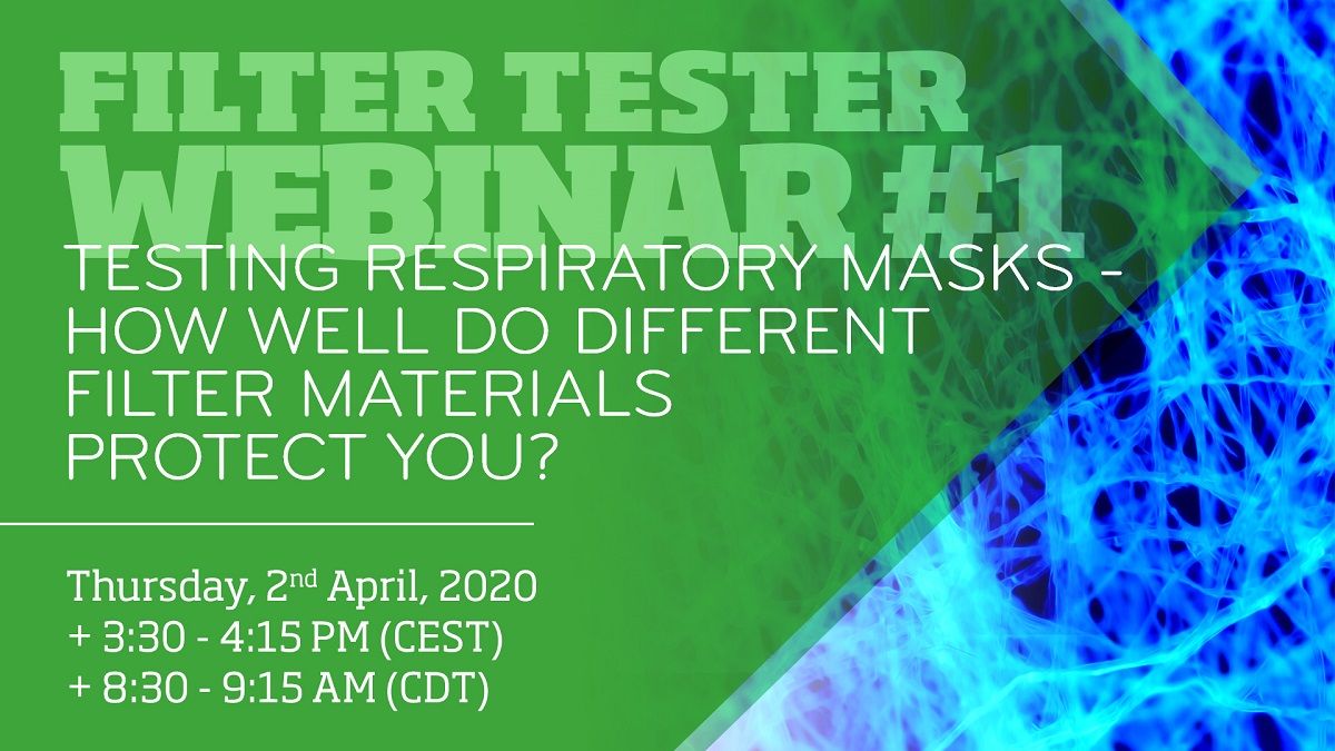 TSIIncorporated's tweet photo. Join us for a 45-min webinar on filter testing on April 2. Learn the basics of filter material and media testing, including penetration values, from TSI expert Tim Johnson. Register for this WebEx event (the 1st of a 3-part series) today: https://t.co/2ZUXXRDfpi #filtertesting https://t.co/kJU48W43F2