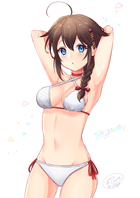 時雨(艦これ) ,時雨改二 「#俺の時雨を見てくれ 」|壱十九 / illustratorのイラスト