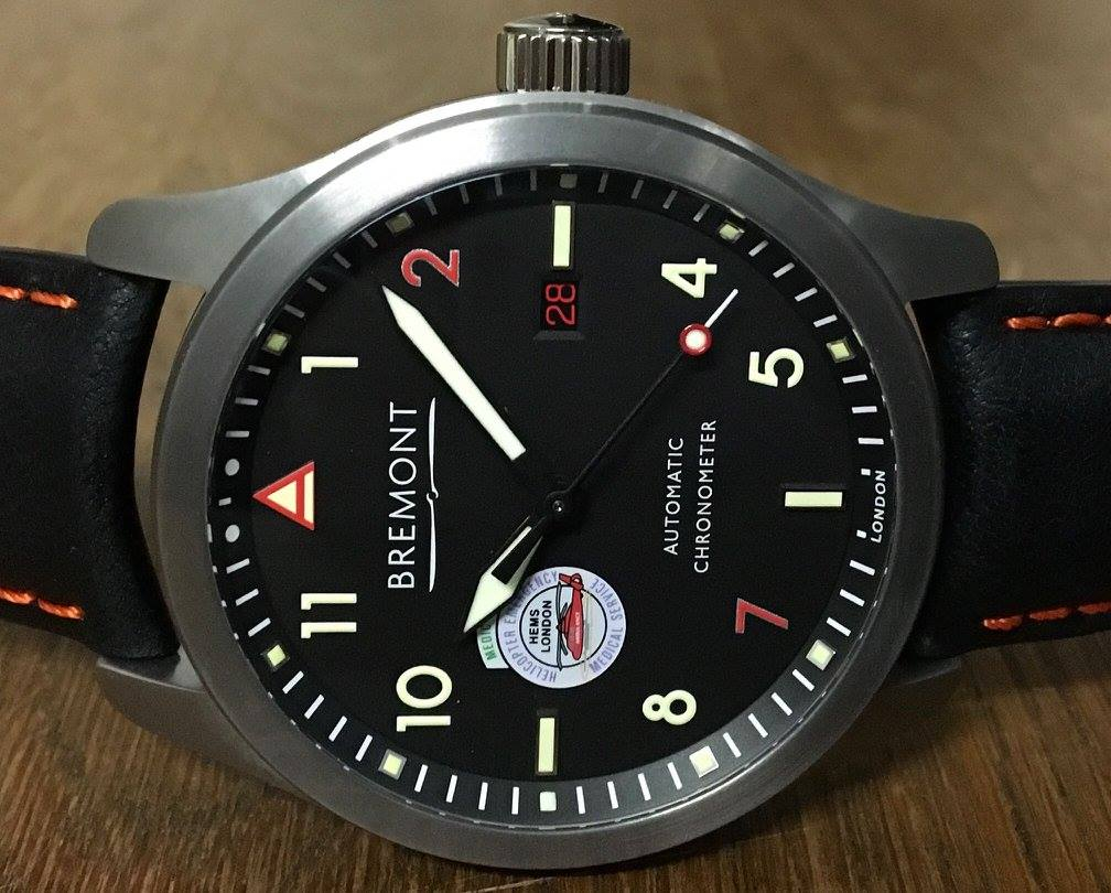 Bremont's tweet photo. We are enjoying seeing your #BremontAtHome submissions, but for those who continue to push ahead bravely on the front line we'd like to share these #BremontAtWork shots.

⌚London Air Ambulance Service @LDNairamb based on the Bremont Solo.
⁠
#testedbeyondendurance #MyBremont https://t.co/teJ2CLsH66