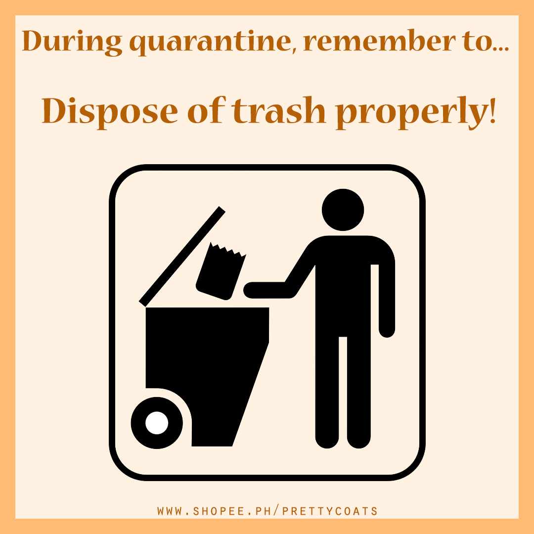 prettycoats's tweet photo. Before you throw away your masks, make sure you are disposing them properly!😷 Don't touch the front of the mask and discard immediately in a closed bin. Clean hands with alcohol-based hand rub or soap and water afterwards.
.
#covid19 #covid19ph https://t.co/3VeWWuN97Y