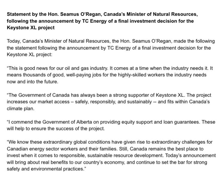 Seamus O'Regan Jr tweet media