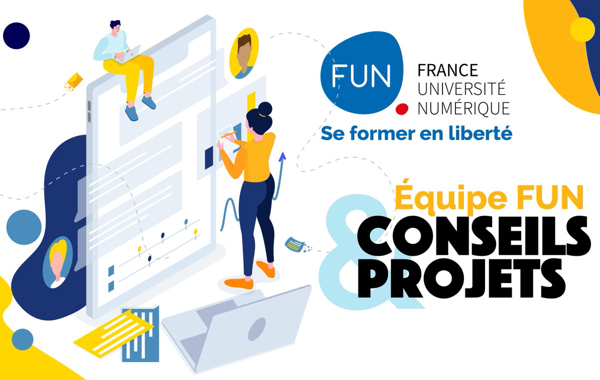 ReseauFUN's tweet photo. #FunMooc c’est aussi une #équipe de #support dédiée > Le département #ConseilsEtProjets accompagne les #ÉquipesPédagogiques au #quotidien & reste à #disposition pour les aider à utiliser nos #outils via #ReseauFunHelp : https://t.co/6ceSDK0vd3 https://t.co/wHhy9GLuYO