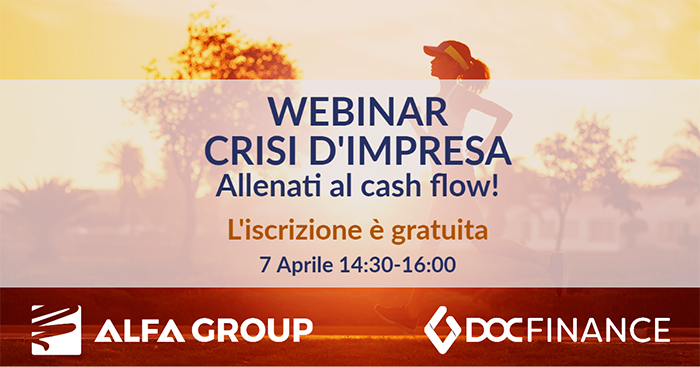 AlfaGroupIT's tweet photo. "Come gestire la crisi d'impresa? Quali sono le novità apportate dal Codice della Crisi di Impresa e dell’Insolvenza? Come fare per adeguarsi? Hai ancora pochi giorni per iscriverti al webinar gratuito di Alfa Group e DocFinance. Registrati a questo link: https://t.co/PMY55okxzr https://t.co/F7lfZjSEzJ