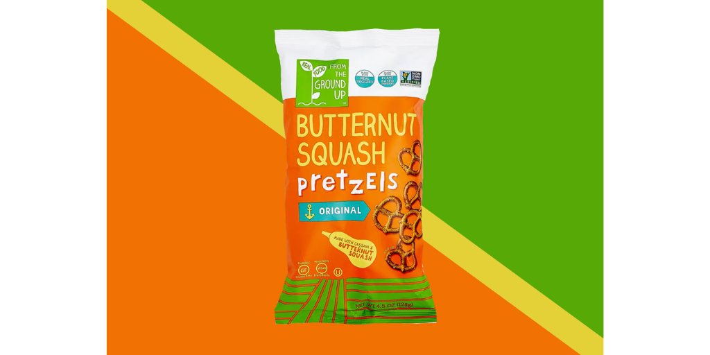 We love when we find interesting snacks that bring a little variety to our day (and taste buds)! If you do too, check out <a href="/FTGUsnacks/">Real Food From The Ground Up</a>  Butternut Squash Pretzels, a familiar snack with a plant-based twist. Visit ow.ly/cj1e50yYEN0 for our review!